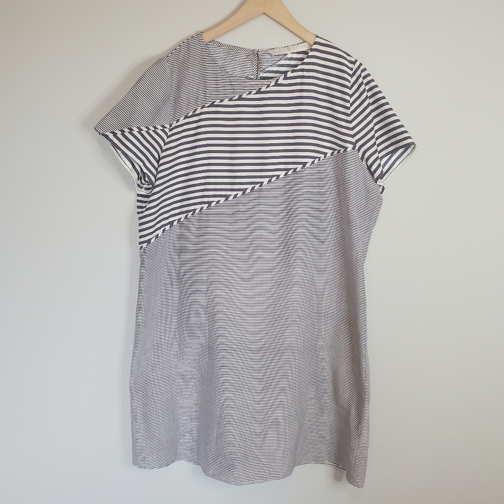 Marie Oliver Striped Silk Blend Dress